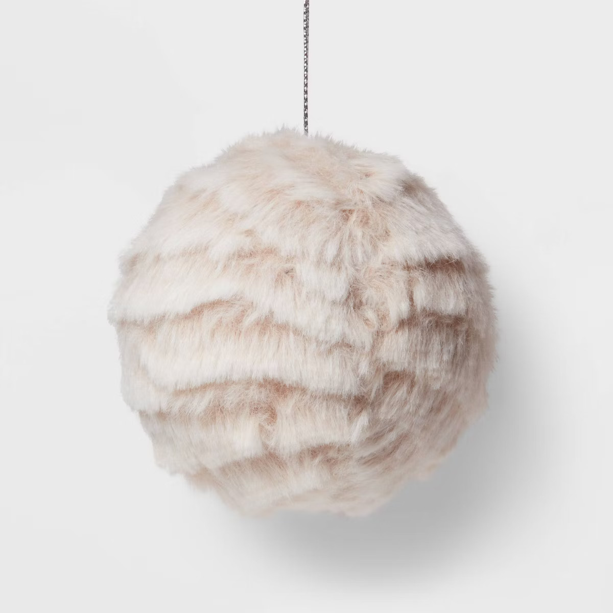 Round Faux Fur Christmas Tree Ornament - Wondershop™ | Target