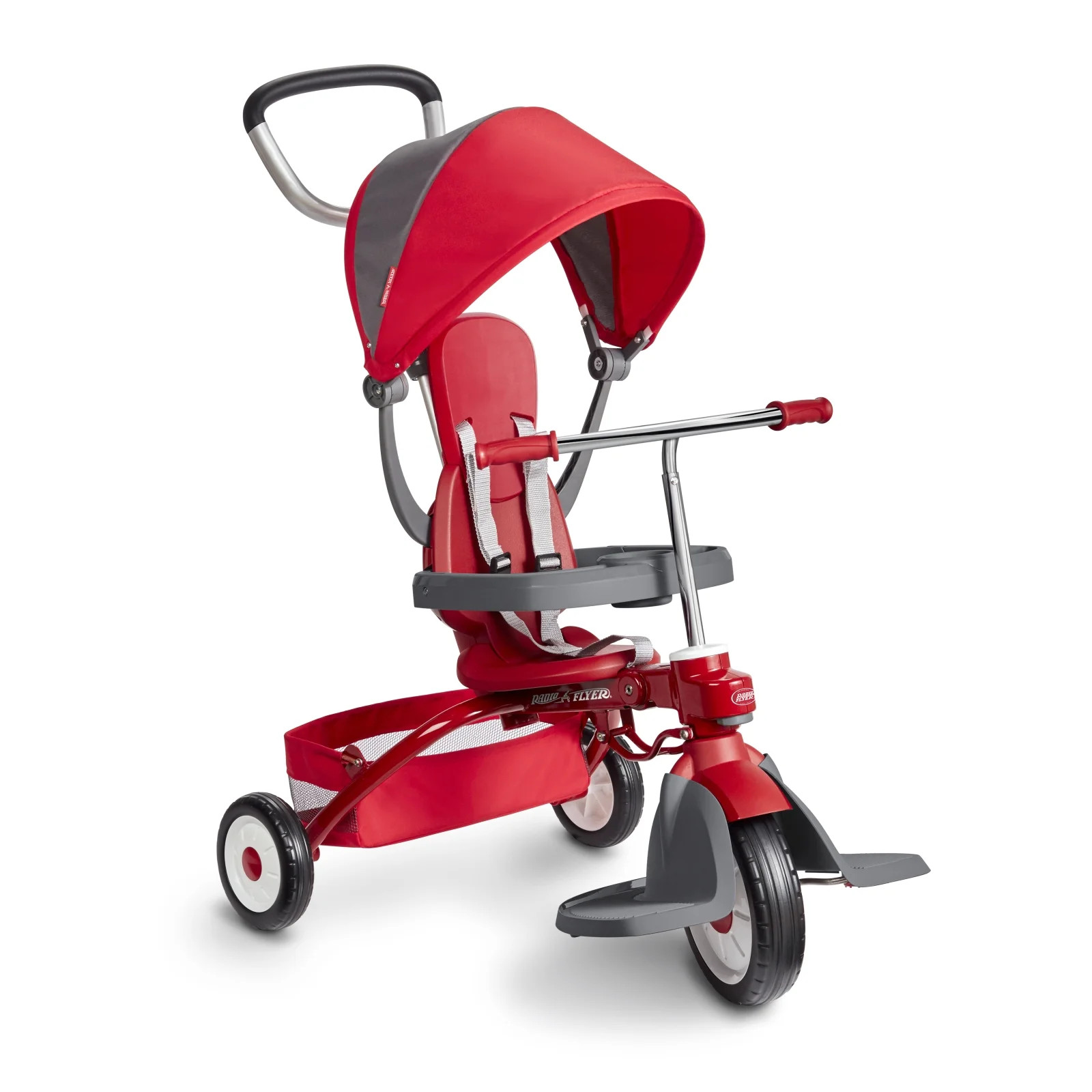 Radio Flyer, EZ Fold 4-in-1 Stroll 'n Trike, Folding Trike, Red | Walmart (US)