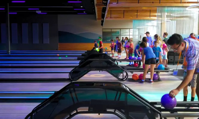 One-Hour Lane Rental for Up to Six or Twelve Guests at Ocean 5 (Up to 42% Off) | Groupon North America