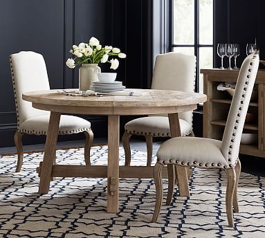 Toscana Round Extending Dining Table | Pottery Barn (US)