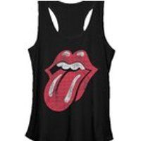 Clothing TShirt Band Rolling Stones  Distressed Logo Racerback Black Tank Top | Etsy (US)