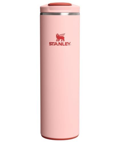 STANLEY Transit FlipTop Mug | Leakproof Coffee Travel Cup | Vacuum Insulated Stainless Steel | Stays Hot or Cold for Hours | BPA-Free | 16 oz | Peach Rose | Amazon (US)