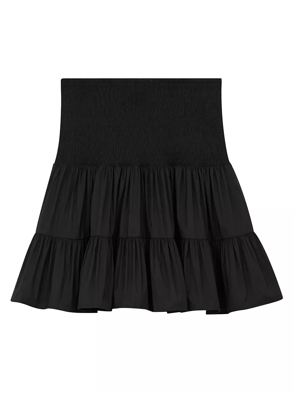 Short Skirt With Smocking And Ruffles | Saks Fifth Avenue