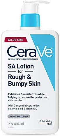 CeraVe SA Lotion for Rough & Bumpy Skin | 19 Ounce | Vitamin D, Hyaluronic Acid, Salicylic Acid &... | Amazon (US)