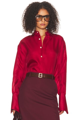 The Silk Gazar Shirt | FWRD 