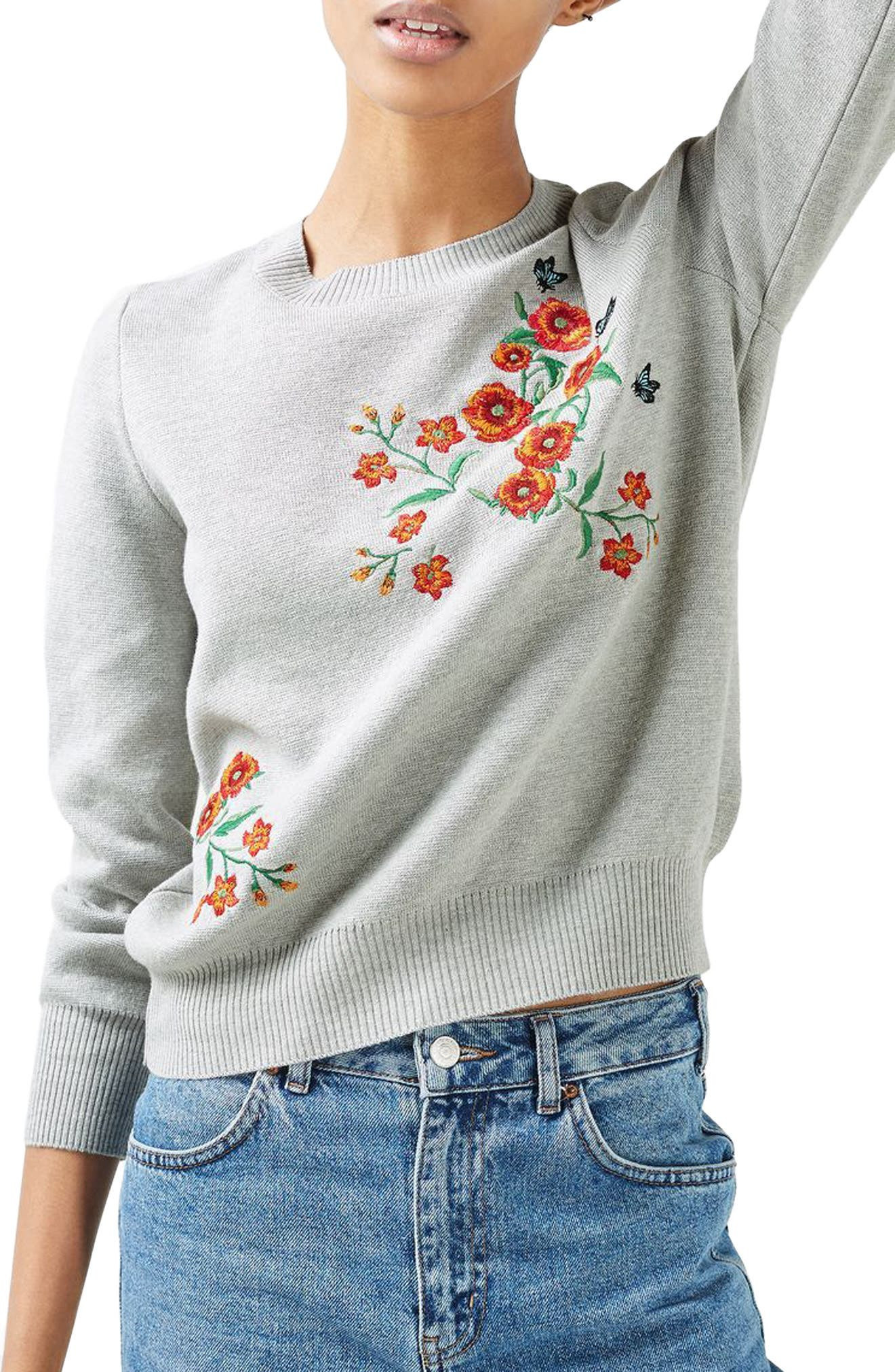 Poppy Embroidered Sweater | Nordstrom