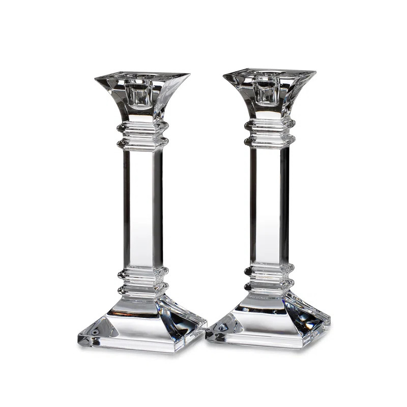 Treviso Crystal Tabletop Candlestick (Set of 2) | Wayfair North America