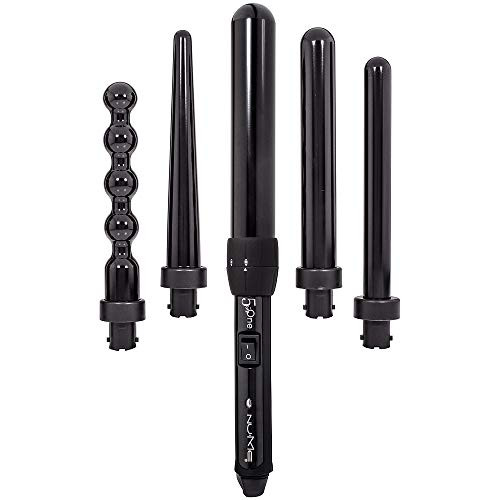 NuMe Lustrum 5 in 1 Tourmaline Ceramic Curling Wand Set with Interchangeable Barrels, Digital Dis... | Amazon (US)