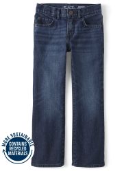 Boys Basic Bootcut Jeans - bloomfield wash | The Children's Place