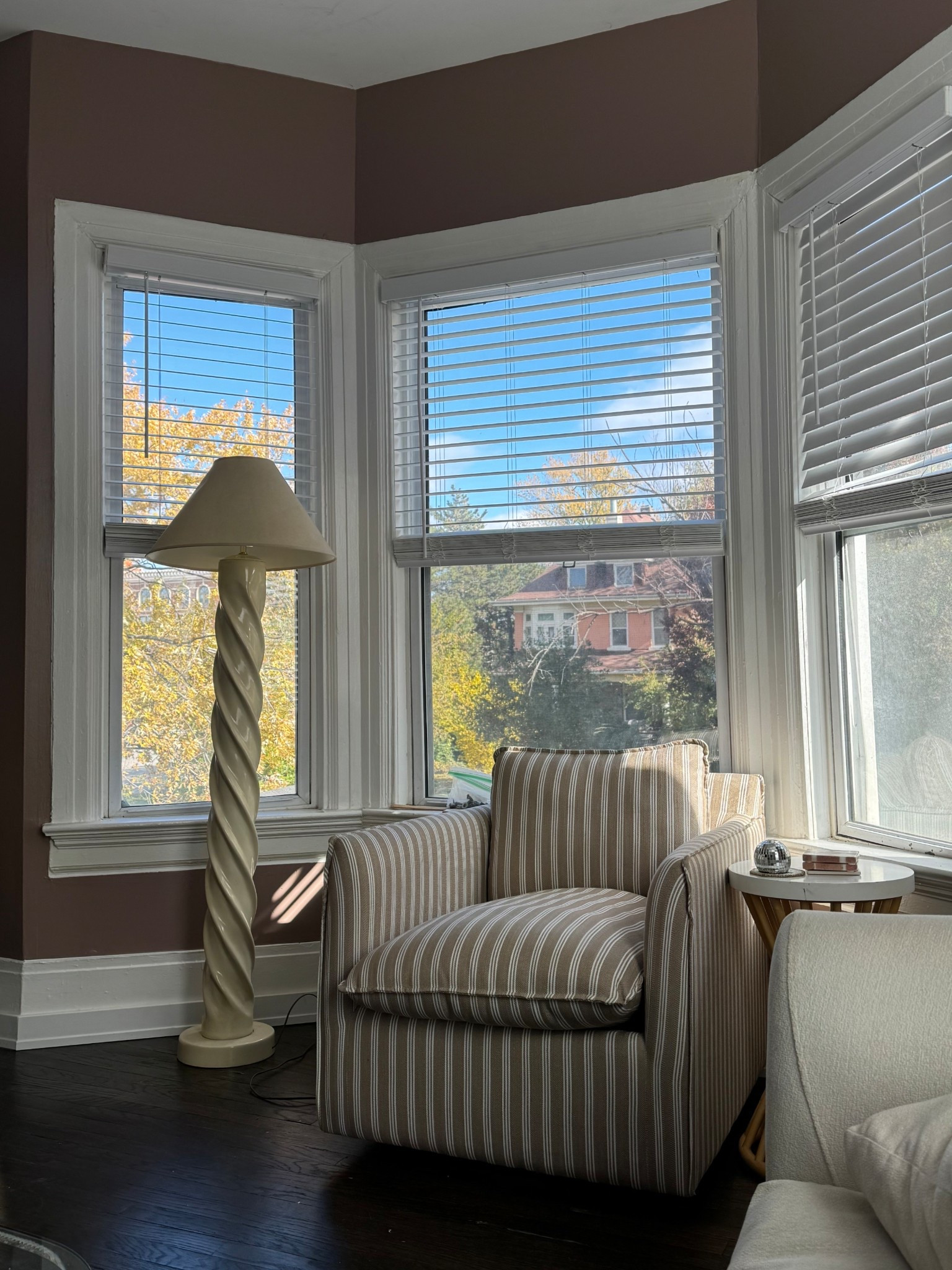 Affordable furniture alert! This striped swivel accent chair is only $279 right now 🤯

#LTKHome