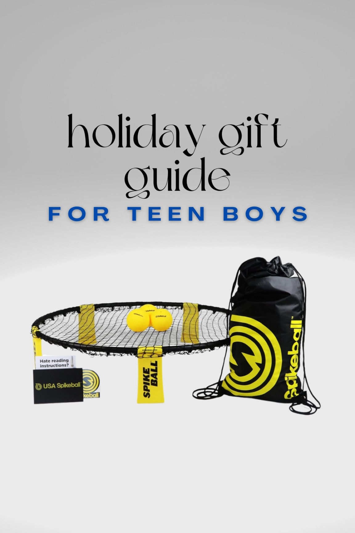 The best game for all ages! So much fun!

Spike ball
Gifts for him
Gifts for teen boys
Gifts for kids
Teen gifts 
Family games

#LTKfindsunder100 #LTKHoliday #LTKGiftGuide
