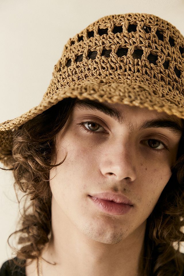 UO Brown Straw Boonie Hat | Urban Outfitters (EU)