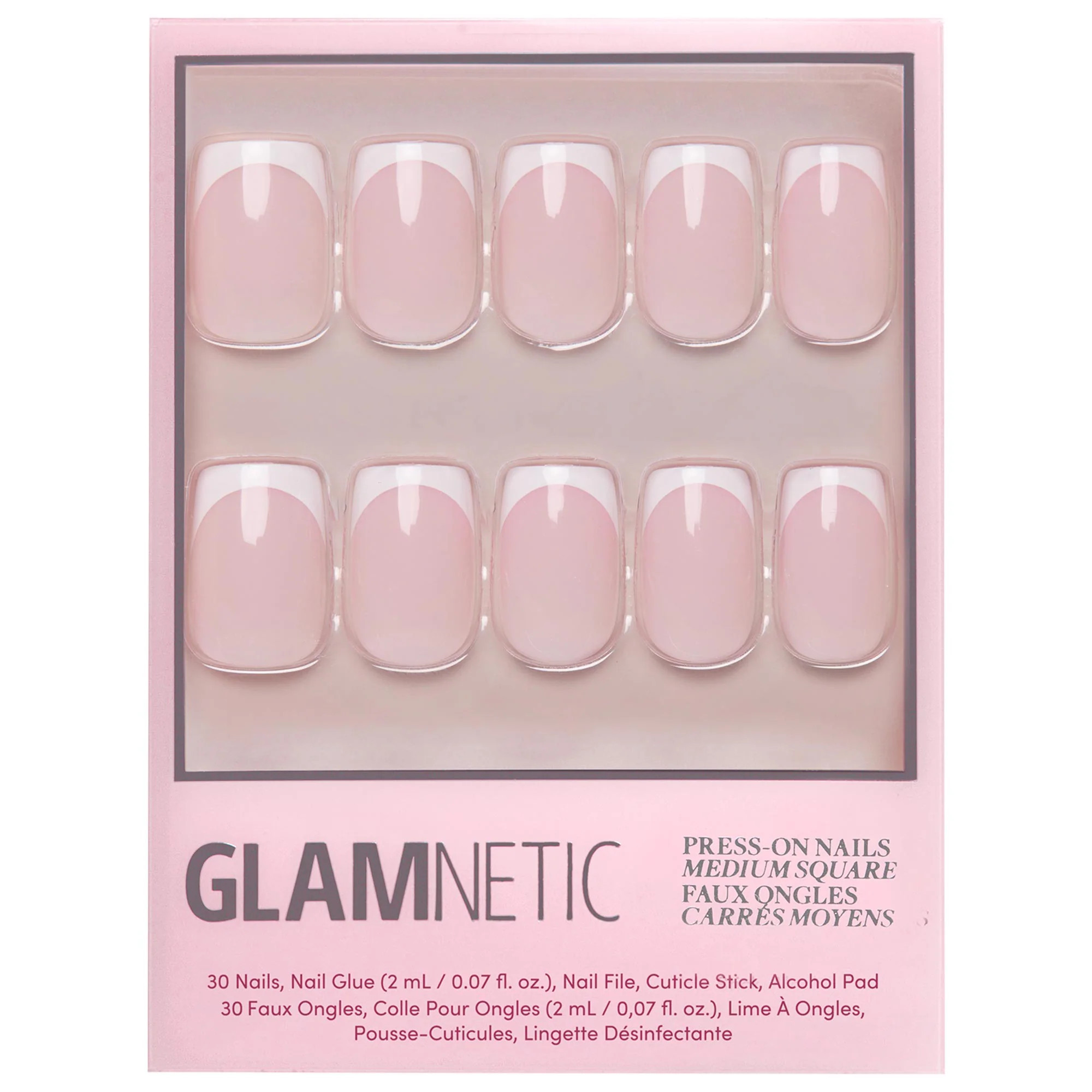 Glamnetic Press-On Nail Kit Classy French | Sephora (US)