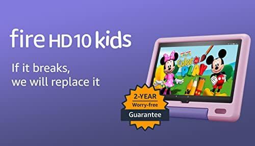 Amazon Fire HD 10 Kids tablet - ages 3-7 (2021). 32GB, 2-year worry-free guarantee, 12-hour batte... | Amazon (US)