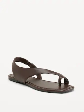 Asymmetrical Toe-Strap Sandals for Women | Old Navy (US)