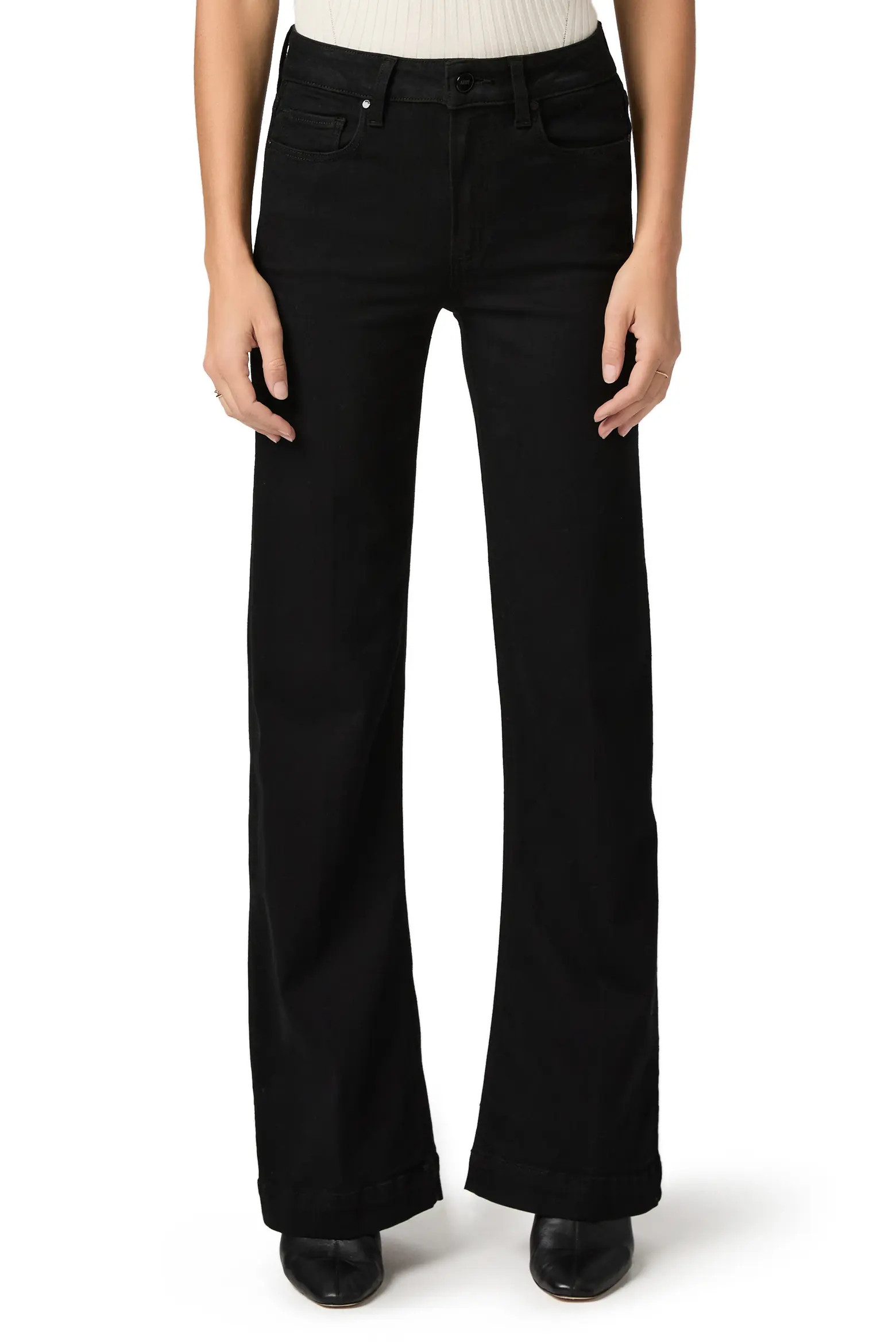 PAIGE Leenah High Waist Wide Leg Jeans (Women) | Nordstrom | Nordstrom