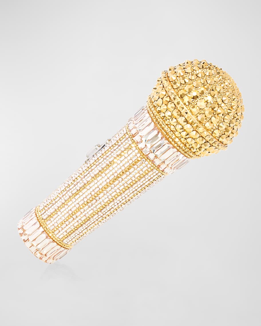 Judith Leiber Couture Diva Microphone Crystal Clutch Bag | Neiman Marcus