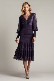 Nyssa Bishop Sleeve Dress | Tadashi Shoji