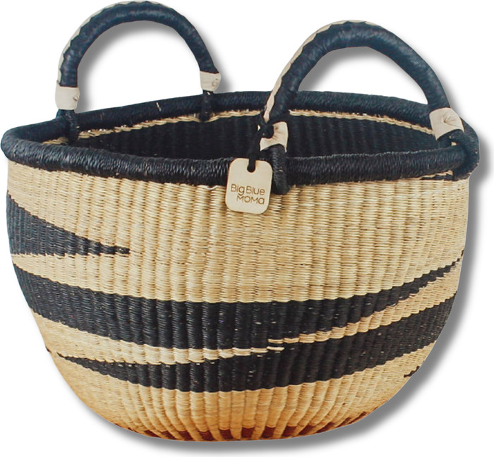 Big Blue Moma Bolga Baskets - Large Round Two Handle Natural Palette | Nordstrom | Nordstrom