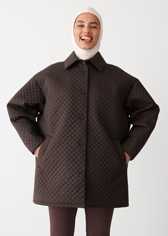 Oversized Quilted Overshirt Coat | & Other Stories (EU + UK)