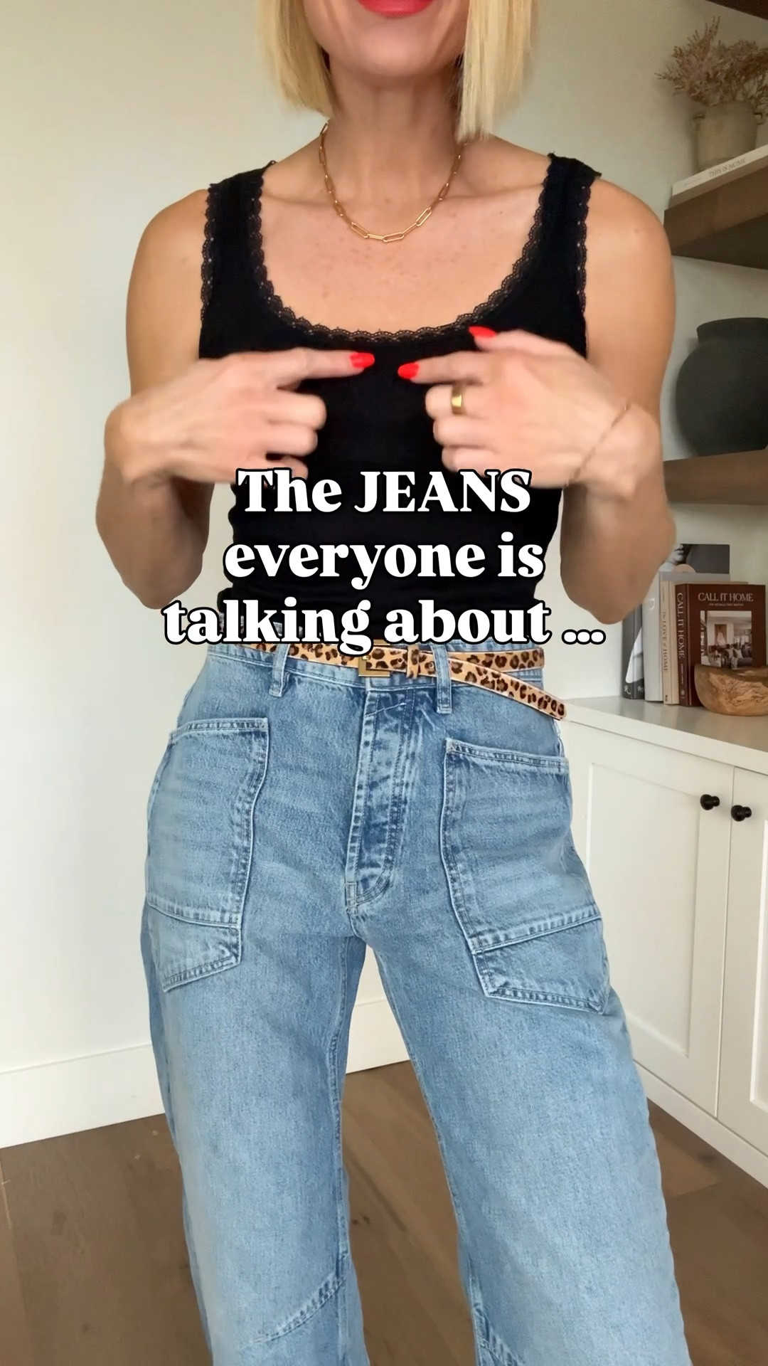 These just dropped and I completely understand the hype — the fit is incredibly flattering, the medium wash is that perfect everyday blue, and the unique pockets are the cherry on top. + they look good with literally every shoe & top.

Simple pieces. Endless combos. Exactly how we like getting dressed.

Sizing:
Slide down in tank, wearing a small
Jeans fit true to size or size down for a less loose fit. Wearing color: county fair.

#LTKgrwm #LTKmomlife #LTKOver40