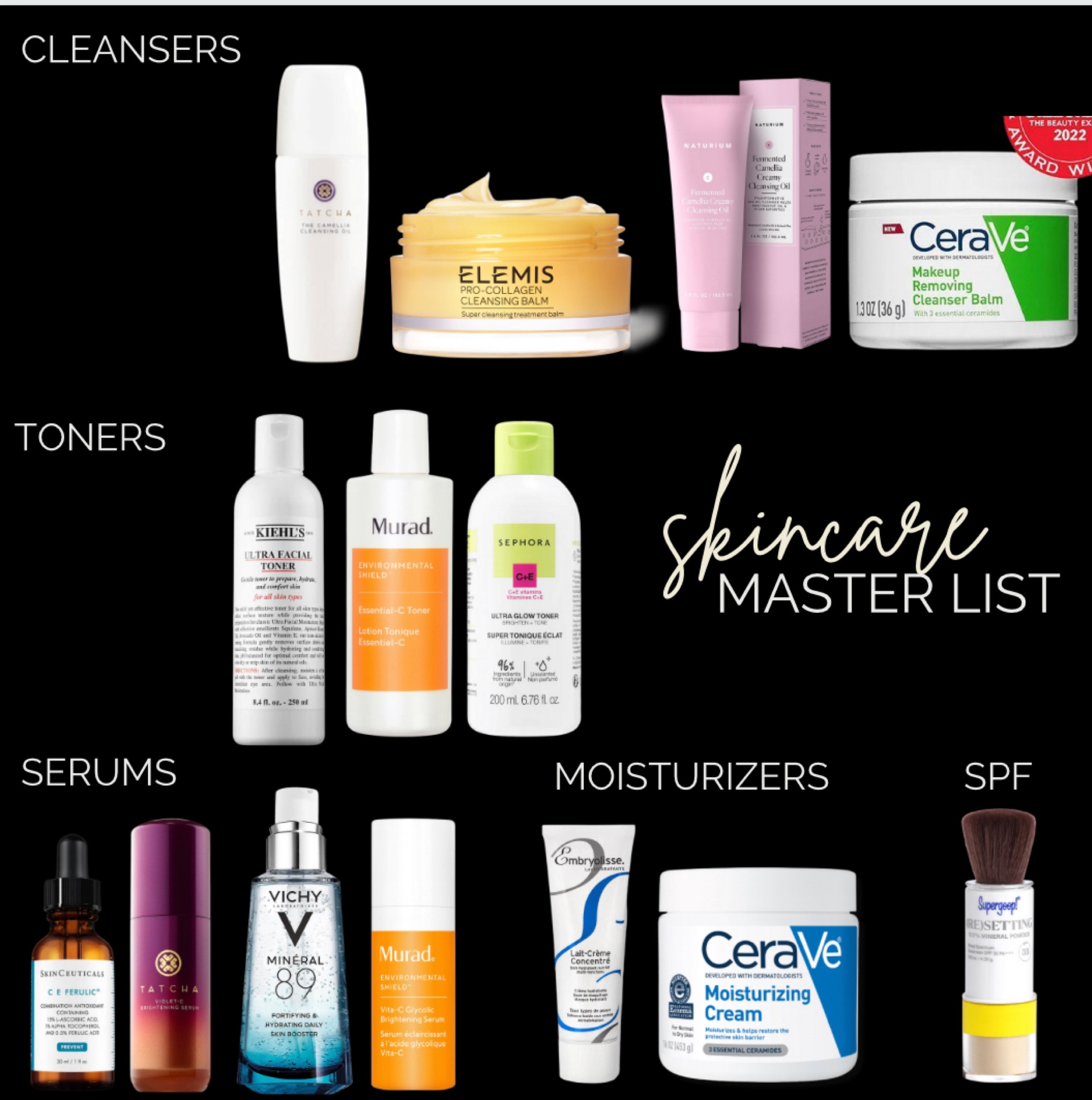Our master list of the best skincare products for your face for 2023! 

#LTKunder100 #LTKFind #LTKbeauty