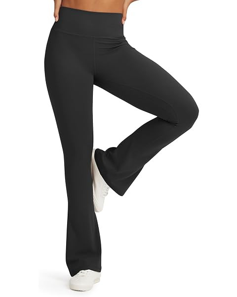 CRZ YOGA Women's Butterluxe Flared Leggings - 29"/30.5"/32" High Waist Bootleg Trousers Bootcut S... | Amazon (UK)