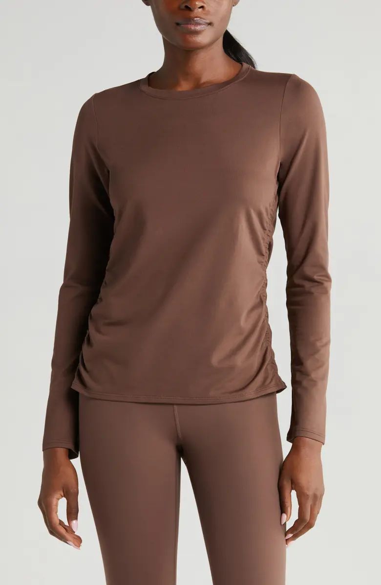 Ruched Long Sleeve T-Shirt | Nordstrom