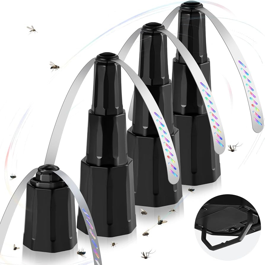 Fly Fans for Tables, Bug Fans with Holographic Blades, Battery Operated Fly Repellent Fan, Keep F... | Amazon (US)