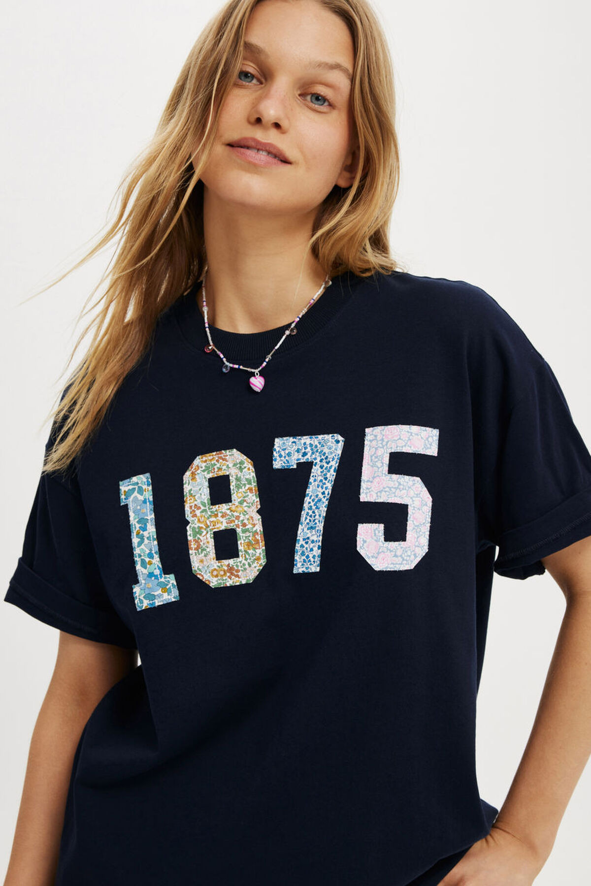 Boxy Tee Made With Liberty Fabric Graphic/Trims | Cotton On (ANZ)