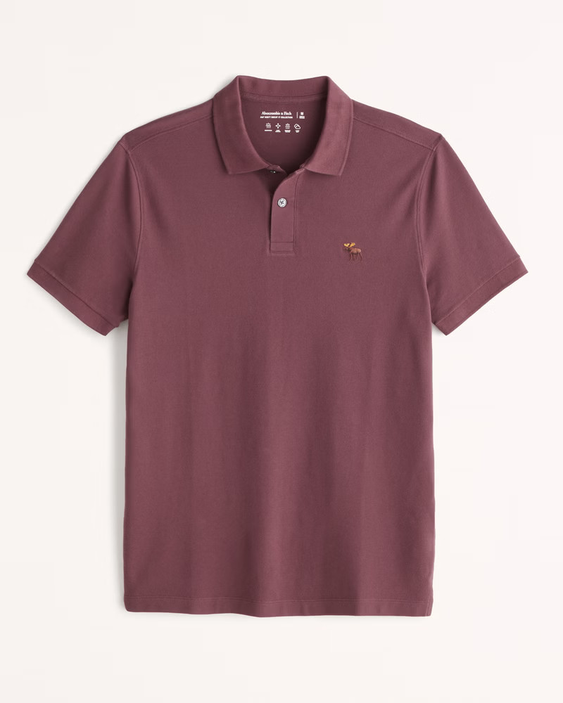 Men's Signature Icon Don't Sweat It Polo | Men's Tops | Abercrombie.com | Abercrombie & Fitch (US)