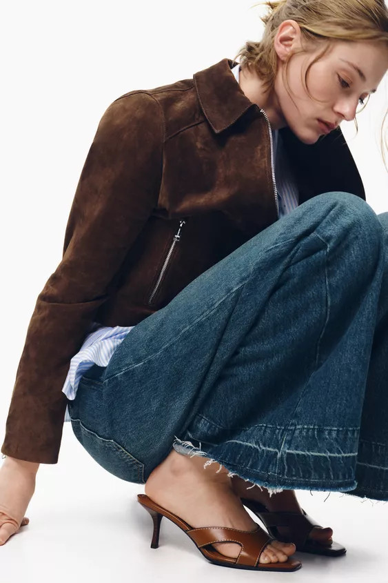 STITCHED HEEL SANDALS | Zara US