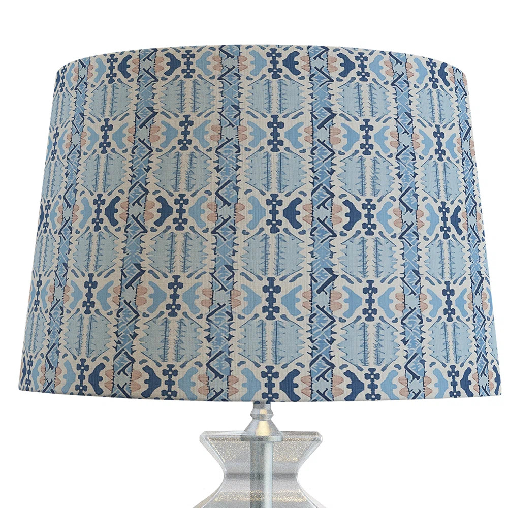 Blue Ikat Lampshade In Lakeside | Wayfair North America
