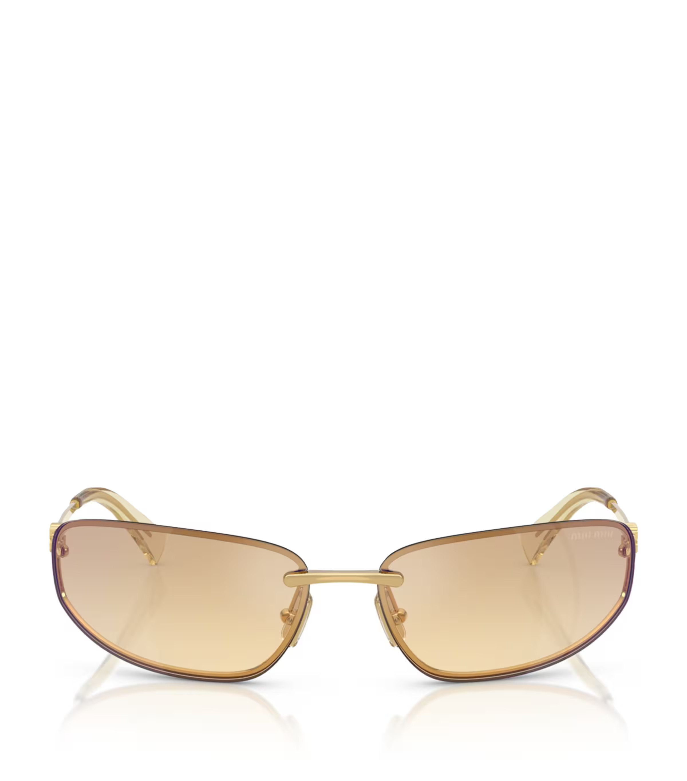 Miu Miu Metal MUA50S Frameless Sunglasses | Harrods