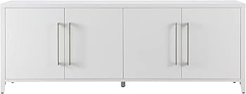 Henn&Hart Jasper TV Stand, 68" Wide, White | Amazon (US)