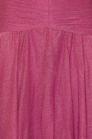 Metallic Plunge Long Dress in Lilac | Revolve Clothing (Global)