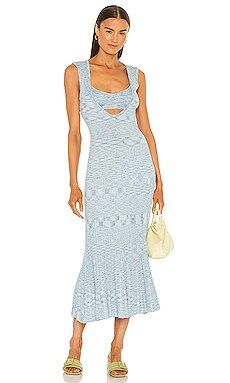 Hansen + Gretel Zanita Dress in White Wash from Revolve.com | Revolve Clothing (Global)