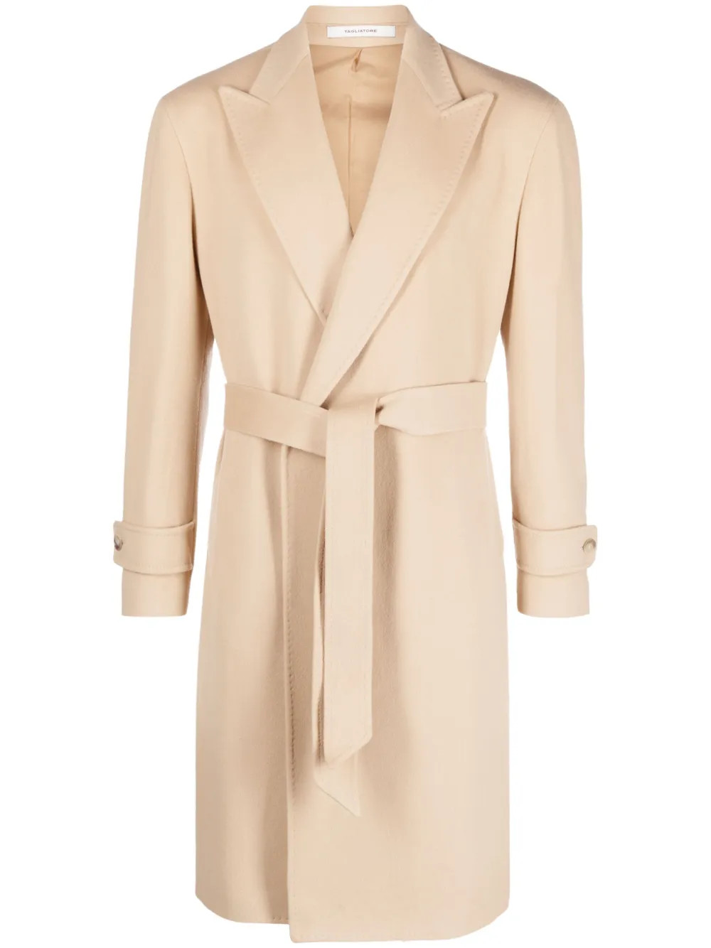 Tagliatore Trench En Laine à Taille Ceinturée - Farfetch | Farfetch Global