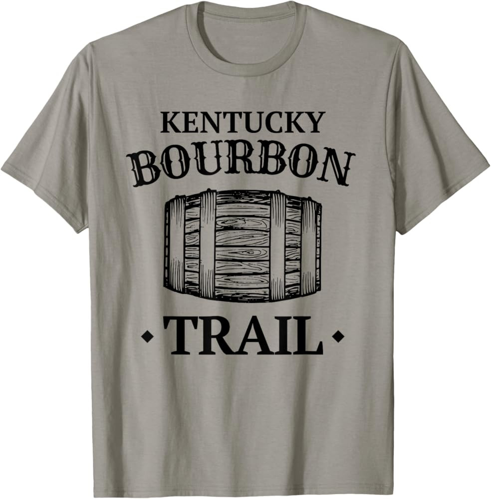 Bourbon Trail Kentucky KY Whiskey Gift T-Shirt | Amazon (US)