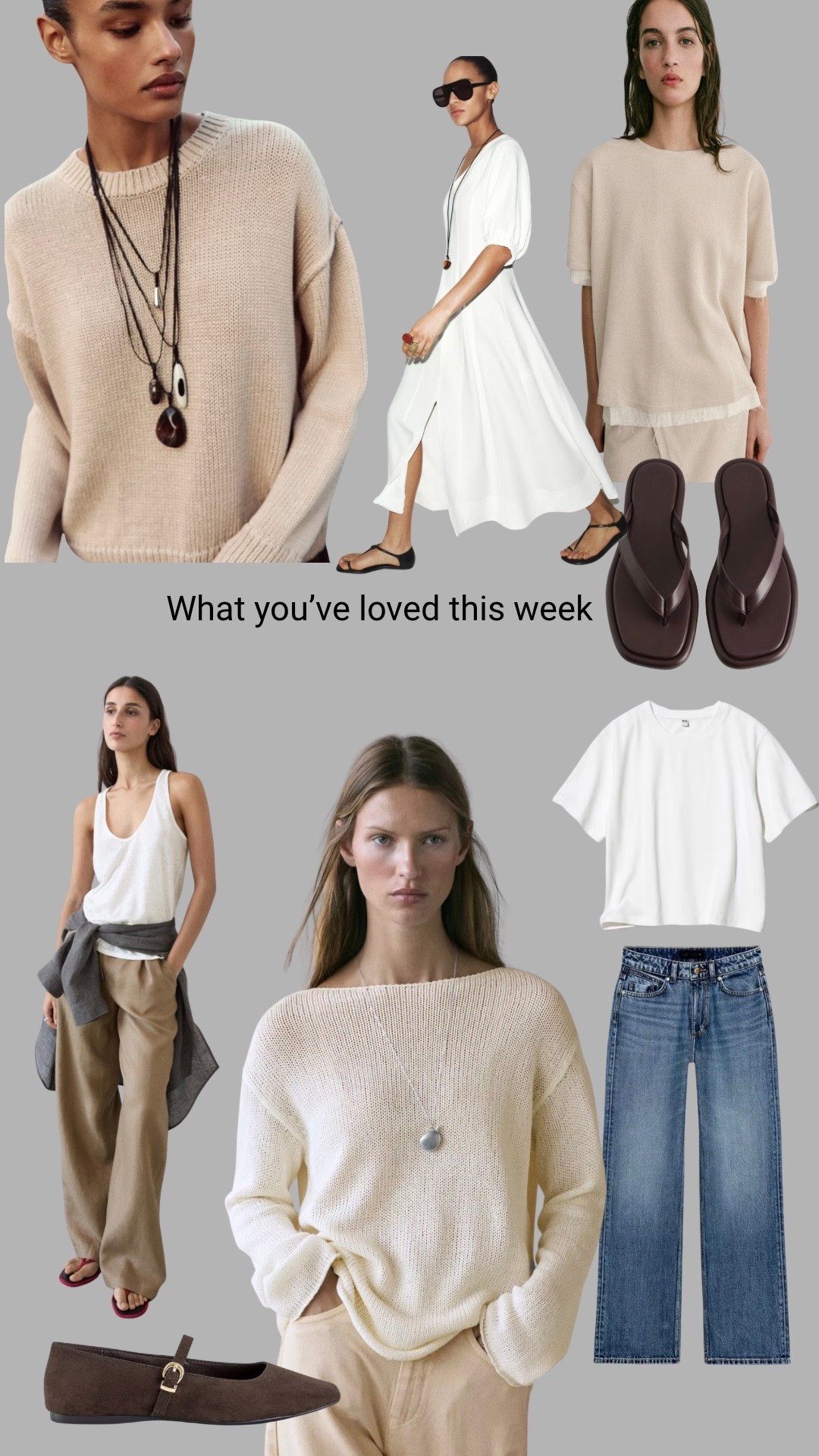 We’re moving towards summer and those beautiful textures from lighter knits and linens are definitely coming through. These are the pieces you’ve loved most this week and I love the rustic, earthy feels of these pieces.

#LTKstyletip #LTKspring #LTKuk