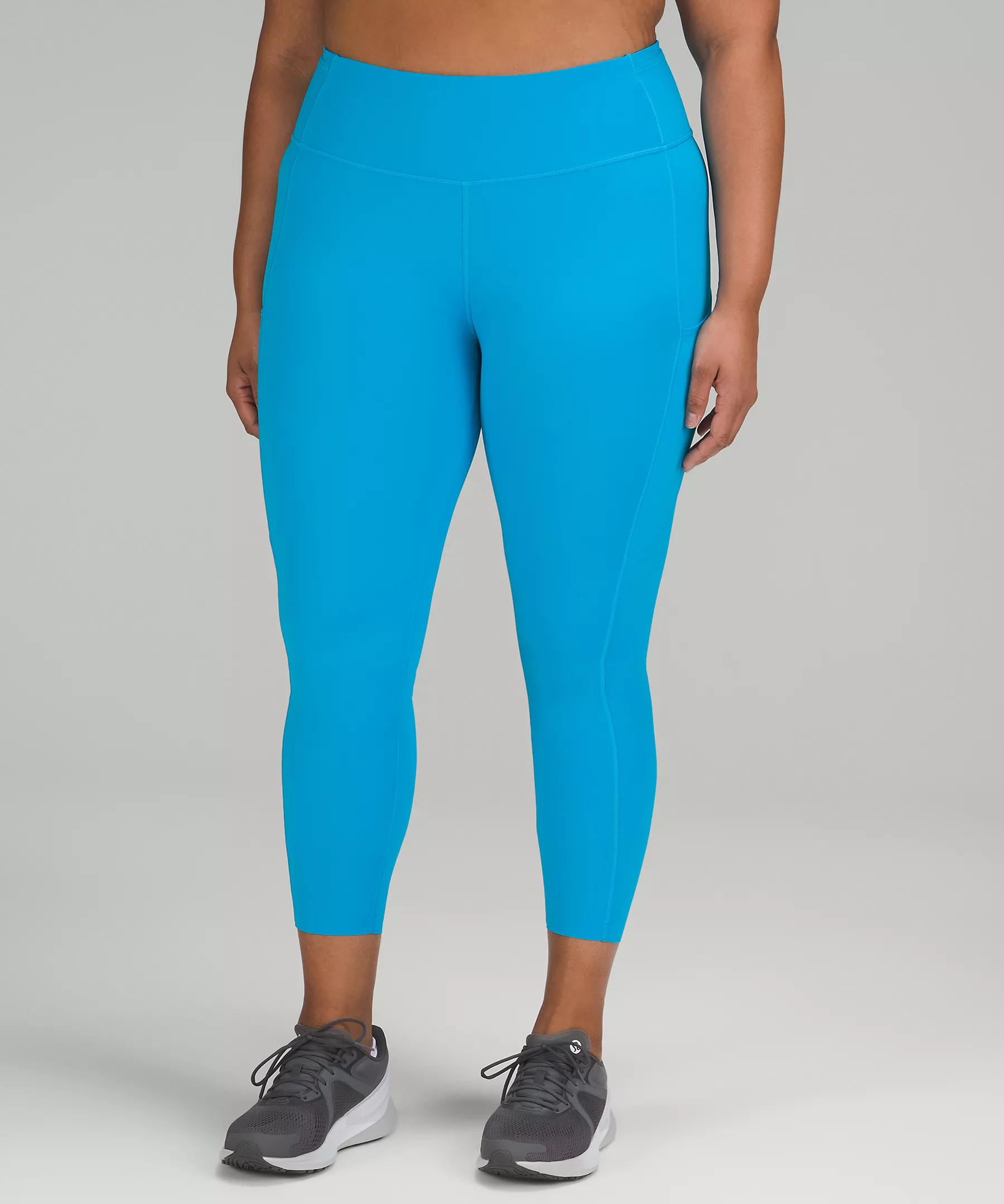 Fast and Free High-Rise Tight 25" Neon Wash | Lululemon (US)
