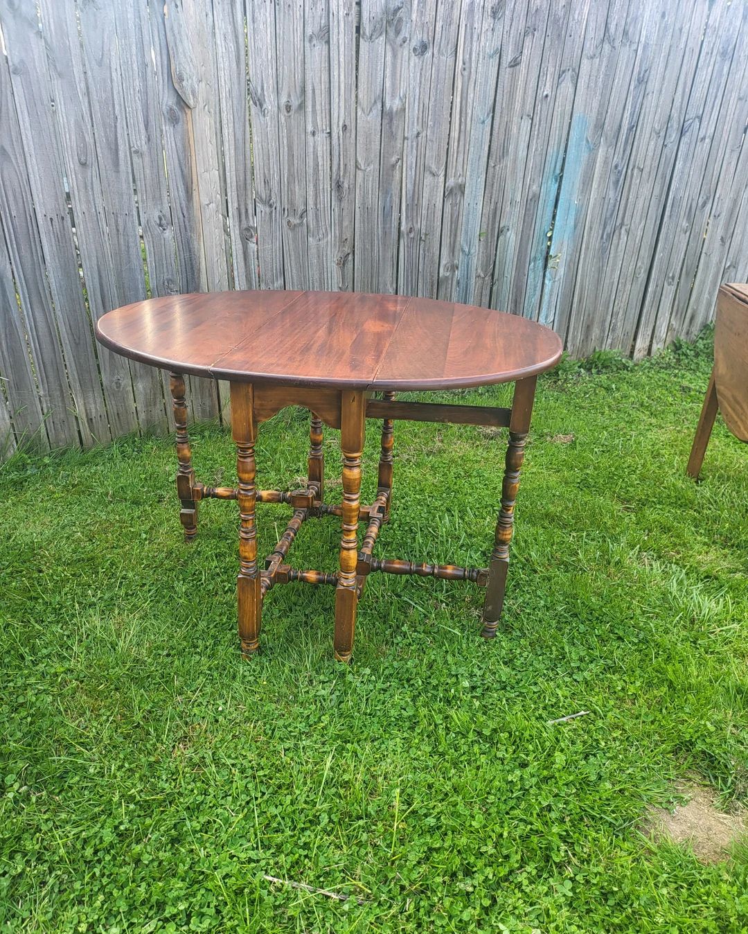 antique  table,  drop leaf, jacobean, dovetail, oval table, wood table,  apartment table , space ... | Etsy (US)