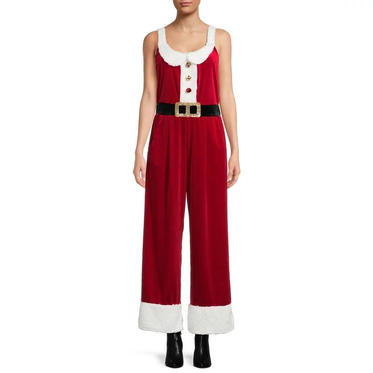 No Boundaries Juniors’ Christmas Jumpsuit - Walmart.com | Walmart (US)
