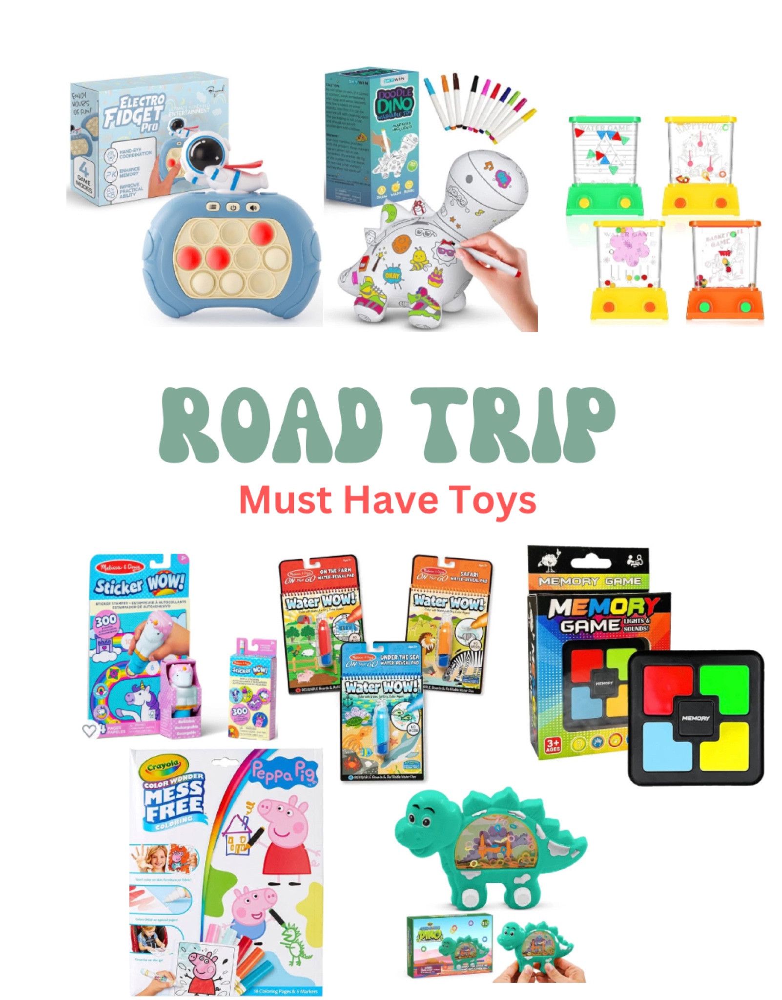 Road trip car toys, trip toys for kids, kids fidget toys, kids trip toys to keep them busy, road trip essentials for traveling with kids, kids busy toys, toys for kids at restaurants, toys for the car, toys for the plane 

#LTKfamily #LTKtravel #LTKkids