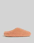 Sherpa Scuff Slippers | Madewell