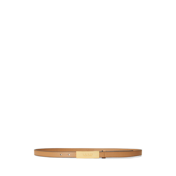 Logo Leather Skinny Belt | Ralph Lauren (UK)