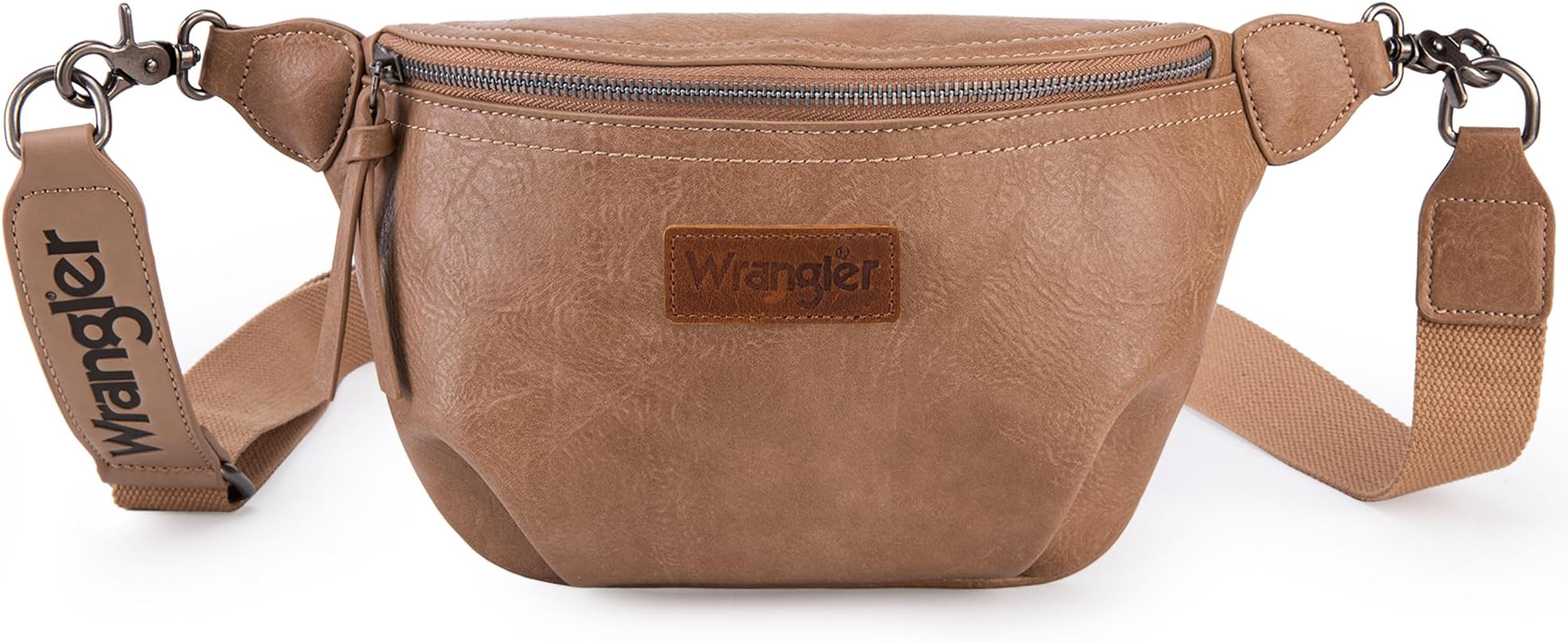 Wrangler Large Fanny Packs for Women Waist Bag Travel Belt Bags Crossbody Sling Purse | Amazon (US)