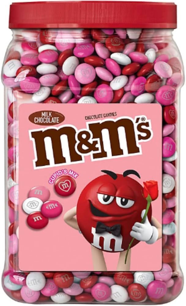 BEEQ - M&M'S Milk Chocolate Valentine Candy, Cupid's Mix (62 oz.) | Amazon (US)