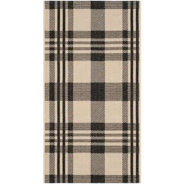 SAFAVIEH Courtyard Jolene Plaid Indoor/ Outdoor Waterproof Patio Backyard Rug - On Sale - Oversto... | Bed Bath & Beyond