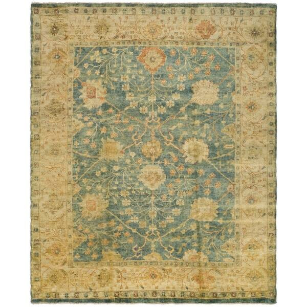 Safavieh Couture Hand-knotted Oushak Tonna Traditional Oriental Wool Rug with Fringe | Bed Bath & Beyond